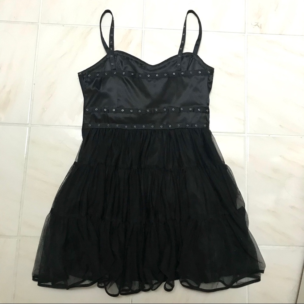 Mall Goth Grommet Dress - Picture 2 of 9